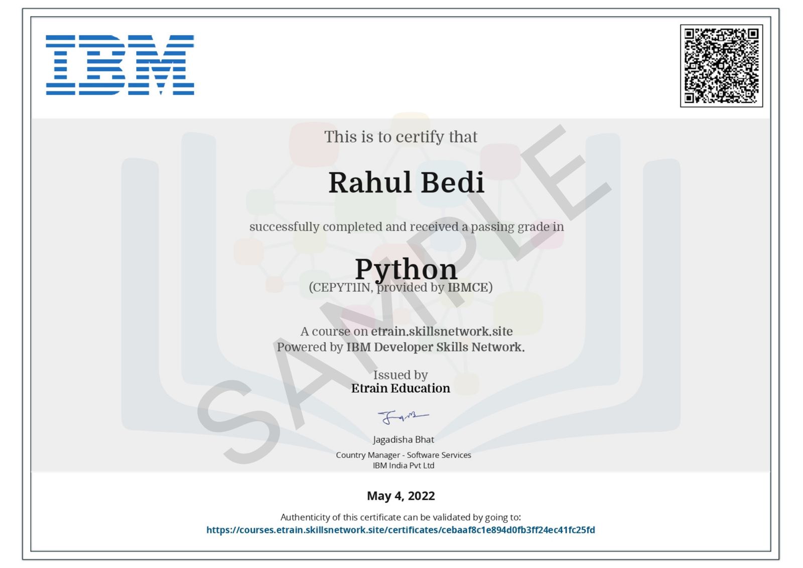 IBM Certification
