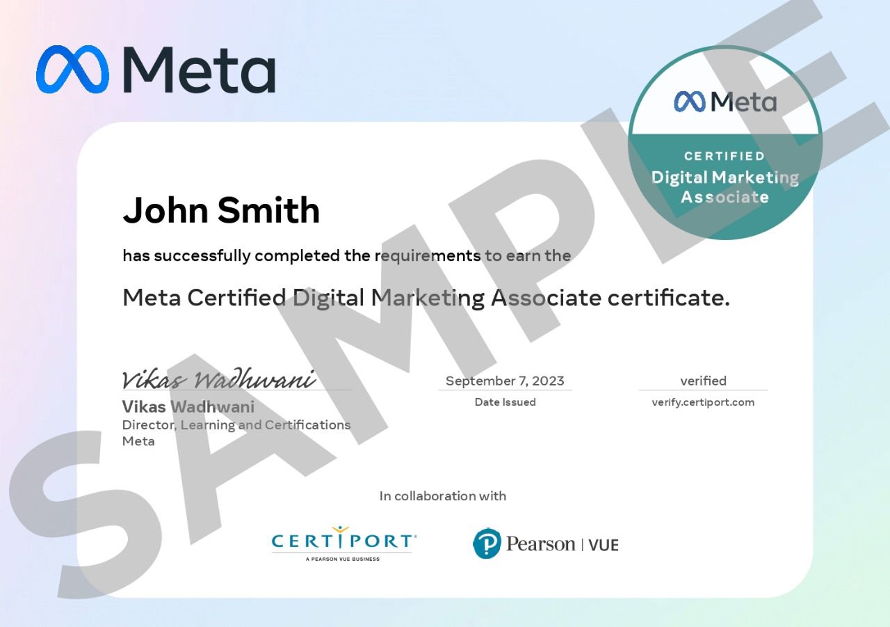 Meta Certification
