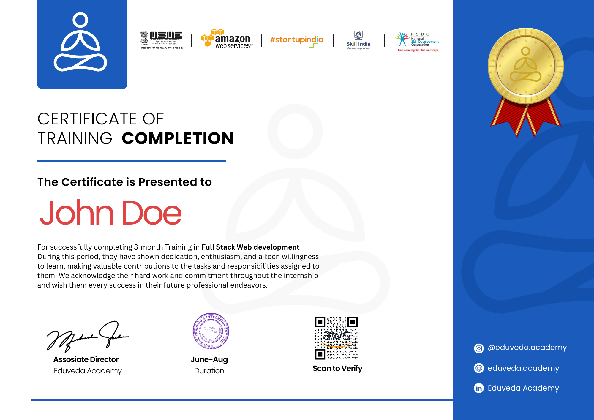 Training Certificate